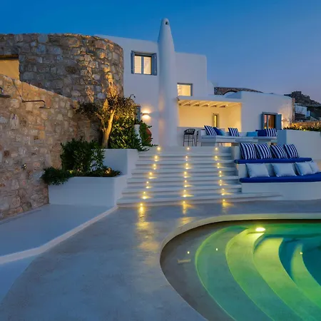 Villa Villa Kiya - Beachfront Villa With Mykonos Town And Sunset Views *